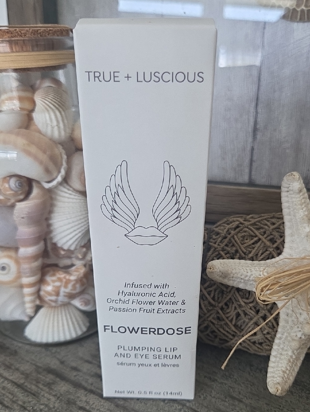 NIB True + Luscious Flowerdose Plumping Lip & Eye Serum